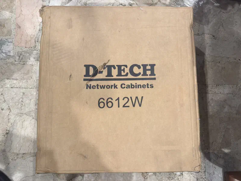 Rack box before assembly